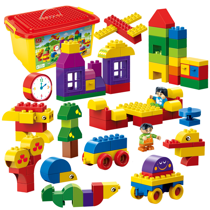 邦宝大颗粒积木6536 女孩幼儿园儿童的益智成长伴侣