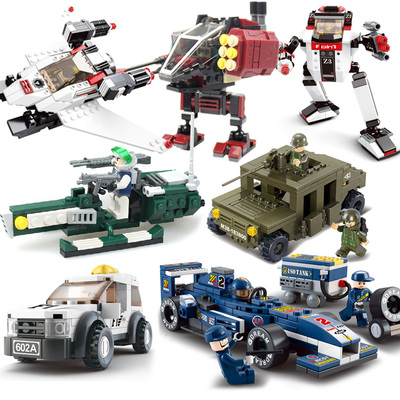 乐高兼容积木 7-10岁男孩的创意汽车拼装益智玩具